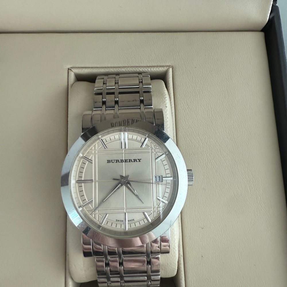 Burberry Silver Watch